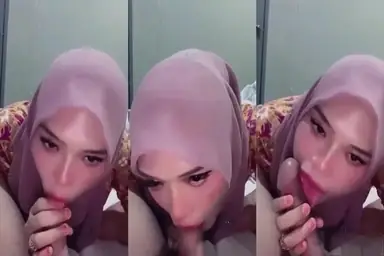 Bokep Hijab Cewek Cantik Sepong Kontol